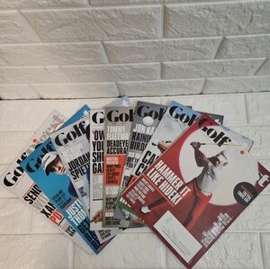 2018 Golf Digest Magazine LOT of 8